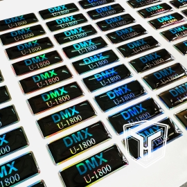 Decal 7 màu (Hologram) Phủ Keo Epoxy 1